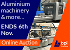 Online Auction - Aluminium machinery & more - ENDS SOON